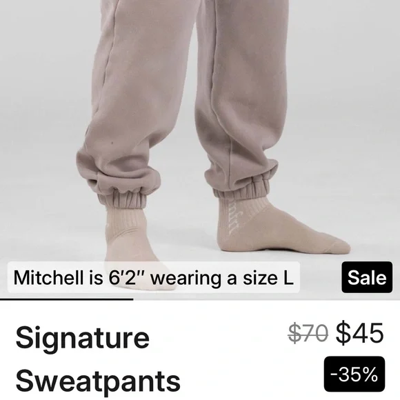 Comfrt signature sweatpants - Picture 1 of 7